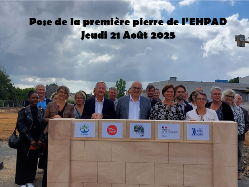 Pose de la première pierre EHPAD La Varenne