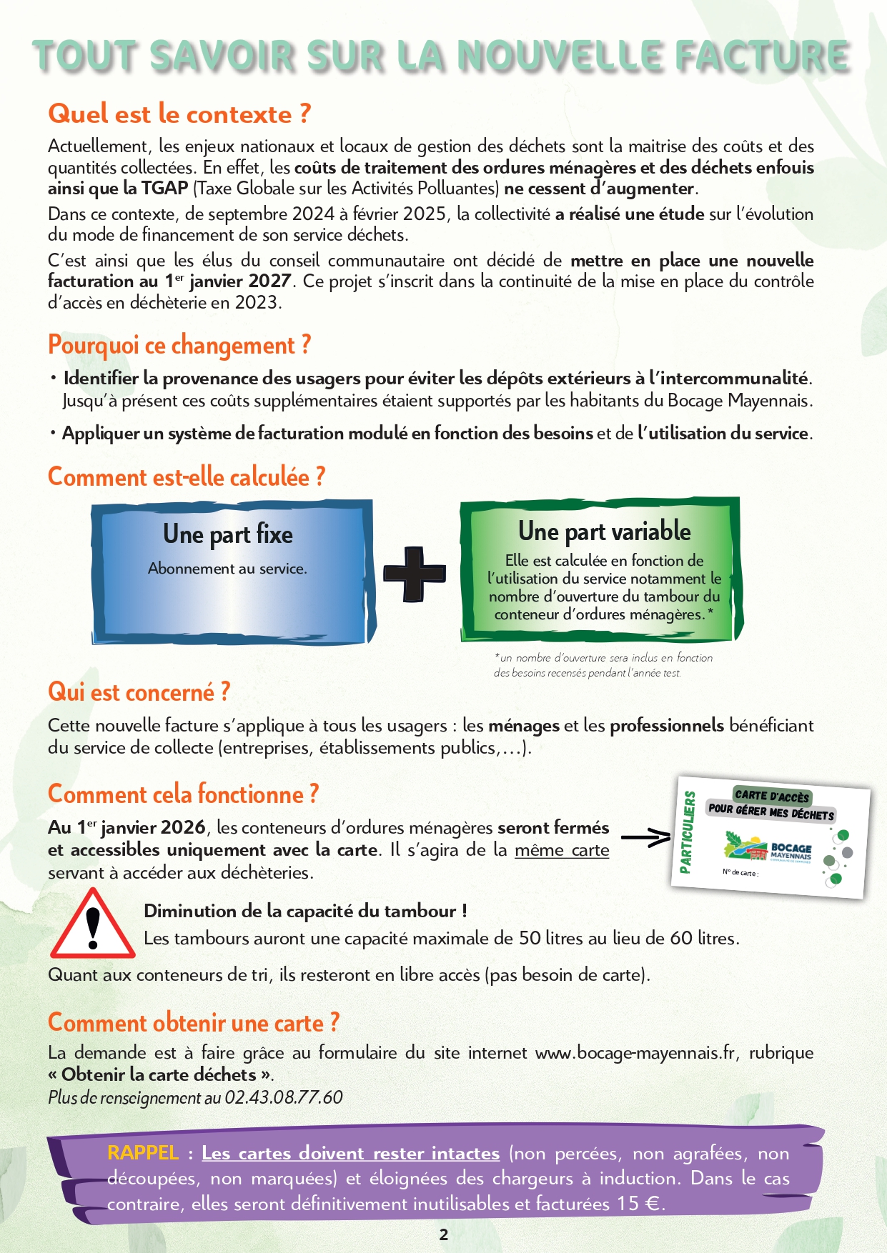 information